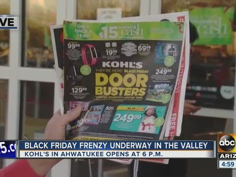 Shoppers ready for Black Friday in Phoenix