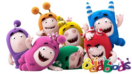 Download Video: Learn Colors animation with funny dancing oddbods. Cartoon training for kids. Coloring pages video.