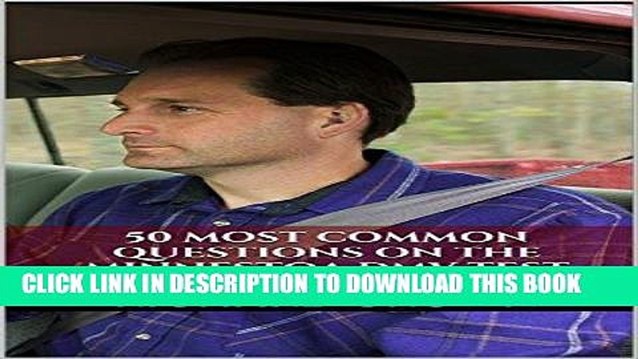 [READ] Mobi Pass Your Minnesota DMV Test Guaranteed! 50 Real Test Questions! Minnesota DMV