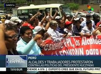 Download Video: Alcaldes peruanos rechazan recorte a presupuestos de gobiernos locales