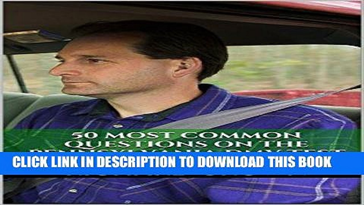 [READ] Mobi Pass Your Pennsylvania DMV Test Guaranteed! 50 Real Test Questions! Pennsylvania DMV