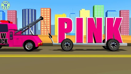 Learn Colors With Tow Truck - Funny Learning For Kids
