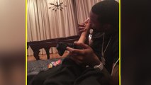 Meek Mill Passionately Kisses Nicki Minaj’s Feet in New PDA Pic