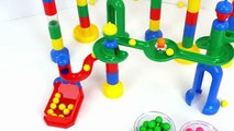 Learning Colors for Toddlers Teach Babies with Toy Marble Mazes, Balls, Eggs, Rainbow Candy Fun!
