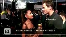 Ariana Grande talking about Selena Gomez during an interview at the AMAs 2016