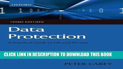 [PDF] Epub Data Protection: A Practical Guide to UK and EU Law Full Download