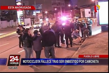 Motociclista murió arrollado por conductor que se dio a la fuga