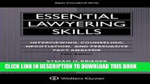 [PDF] Epub Essential Lawyering Skills (Aspen Coursebook) Full Online