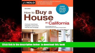 Best book  How to Buy a House in California BOOOK ONLINE