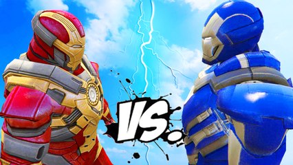 IRON MAN (Heartbreaker) vs. IRON MAN (Blue Steel)
