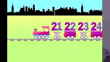 Number Train - learning numbers 21 to 30 for kids