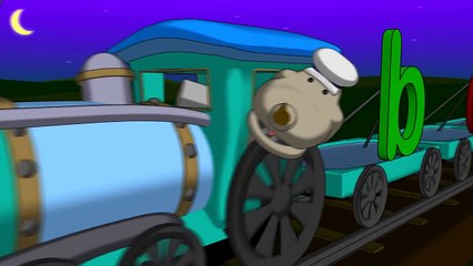 Lowercase ABC Train: Alphabet for Kids