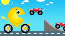 Colors for Children to Learn with Packman Cartoon Car Toys | Colours for Kids to Learn Kids Videos