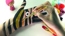 Body Painting Learning colors for children - Learn colors with body paint