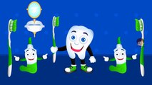 Learn Colors with Teeth Brush - Teach Colours, Baby Children Kids Learning Videos by Crazy Rhymes