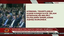Cumhurbaşkanı Recep Tayyip Erdoğan dan NATOya sert mesaj.
