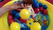 Mel Chan Baby Doll Playing Ball Pit Fun Balls Baby Doll Bath Time & Learn Colors BABY DOLL