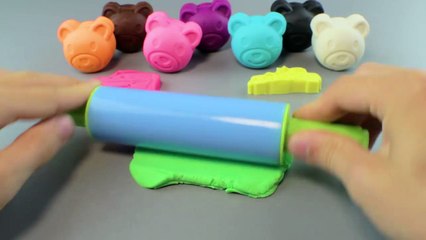 下载视频: Playdough Teddy Bears with Disney Cars Lightning Mcqueen Molds - Fun & Creative for Children