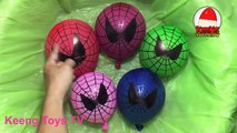 Colors Wet Balloons Compilation - Finger Family balloons Spiderman - Learn colours Balloon