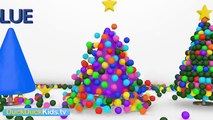 LEARN COLORS FOR KIDS with Suprise Balls & Christmas Trees Learning Videos for Toddlers & Children
