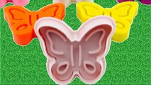 Play Doh Learn Colours with Butterfly and Mickey Mouse Molds Creative Fun Toys Kids