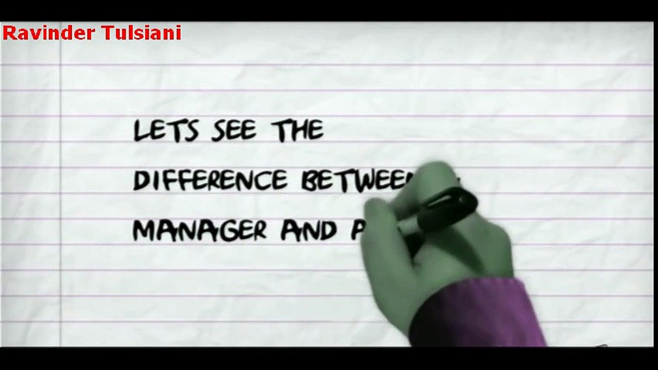 Top 5 Main Difference Leaders vs Managers by Ravinder Tulsiani