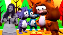 Nursery Rhymes By Ozu Animal Finger Family Rhymes - Three Little Kittens Rhyme