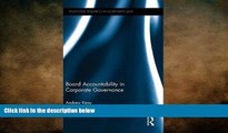 READ book  Board Accountability in Corporate Governance (Routledge Research in Corporate Law)