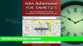 READ  MBA Admission for Smarties: The No-Nonsense Guide to Acceptance at Top Business Schools