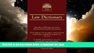 Best book  Barron s Law Dictionary (Barron s Legal Guides) BOOOK ONLINE