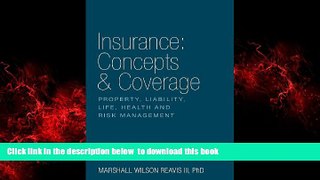 Best book  Insurance: Concepts   Coverage BOOOK ONLINE