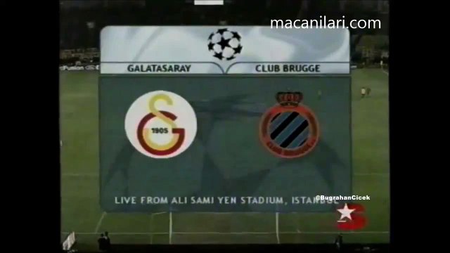 01.10.2002 - 2002-2003 UEFA Champions League Group H Matchday 3 Galatasaray 0-0 Club Brugge