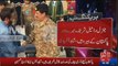 What is Shahid Afridi saying to Gen. Raheel Sharif?