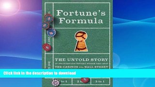 READ  Fortune s Formula: The Untold Story of the Scientific Betting System That Beat the Casinos