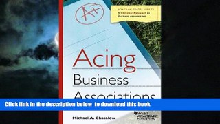 Read books  Acing Business Associations (Acing Series) BOOOK ONLINE