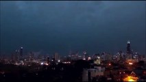 Chicago frappé par une série d'éclairs impressionnants