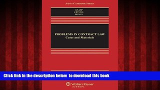 Best books  Problems in Contract Law: Cases and Materials, Seventh Edition (Aspen Casebook)