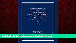 Read book  Contract Law and Theory: Selected Provisions: Restatement of Contracts and Uniform