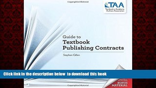 liberty books  Guide to Textbook Publishing Contracts BOOOK ONLINE