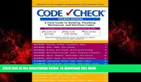 Read books  Code Check: An Illustrated Guide to Building a Safe House [DOWNLOAD] ONLINE