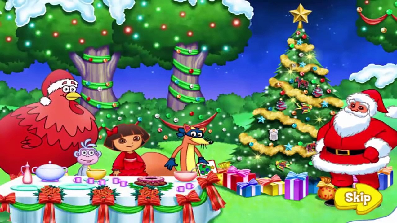 Dora exploratoarea si Mos Craciun, jocuri cu pentru copii