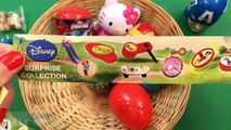 Opening Surprise Eggs Super Hero Iron man Captain America Hello Kitty Disney Frozen Toys