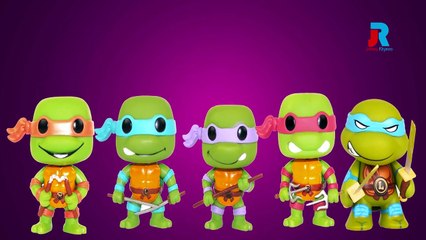 Angry Birds vs Ninja Turtles Finger Family Collection | Finger Family Nursery Rhymes For Children