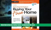 Best book  Nolo s Essential Guide to Buying Your First Home (Nolo s Essential Guidel to Buying