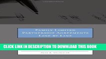 [PDF] Family Limited Partnership Agreements Line by Line: A Detailed Look at Family Limited