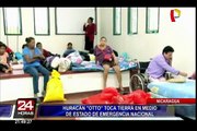 Devastador paso del huracán Otto deja graves daños en Nicaragua