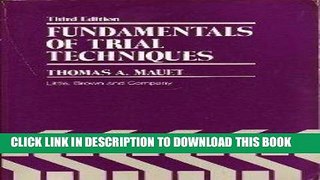[PDF] Fundamentals of Trial Techniques Full Colection