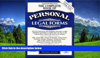 FREE PDF  The Complete Book of Personal Legal Forms: Second Edition with Forms on Disk (2nd ed.)