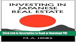 Read Investing in Japanese Real Estate PDF Free