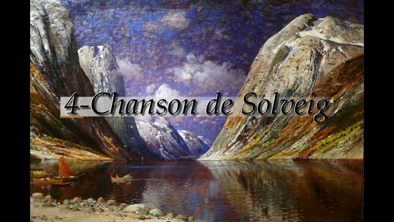 Grieg-"Chanson de Solveig" extrait de Peer Gynt-Suite N°2 (piano solo)
